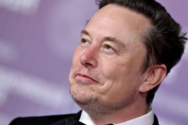 Tesla CEO Elon Musk attends the 10th Annual Breakthrough Prize Ceremony at Academy Museum of Motion Pictures.